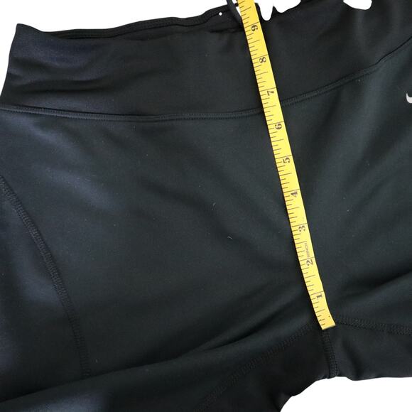 Nike Womens Boot Cut Sweatpants Size Medium Black Soccer Pants Zipper Hem - Picture 10 of 11